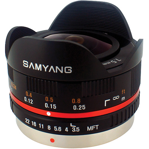 لنز سامیانگ Samyang 7.5mm f/3.5 UMC Fisheye MFT Lens | فروشگاه آنلاین سینما کالا