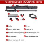 کرین 5 متری فیبر کربن تریس مدل Teris JQCRANE-16FT - Image 3