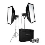 کیت 2 تایی نور ثابت نانلایت Nanlite FS-150B با کیف(بدون پایه و بدون سافت باکس)