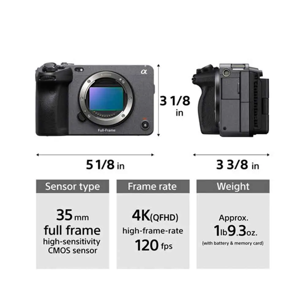 دوربین سینمایی بدون آینه سونی مدل Sony FX3 - Image 13
