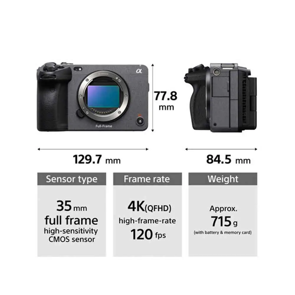 دوربین سینمایی بدون آینه سونی مدل Sony FX3 - Image 14
