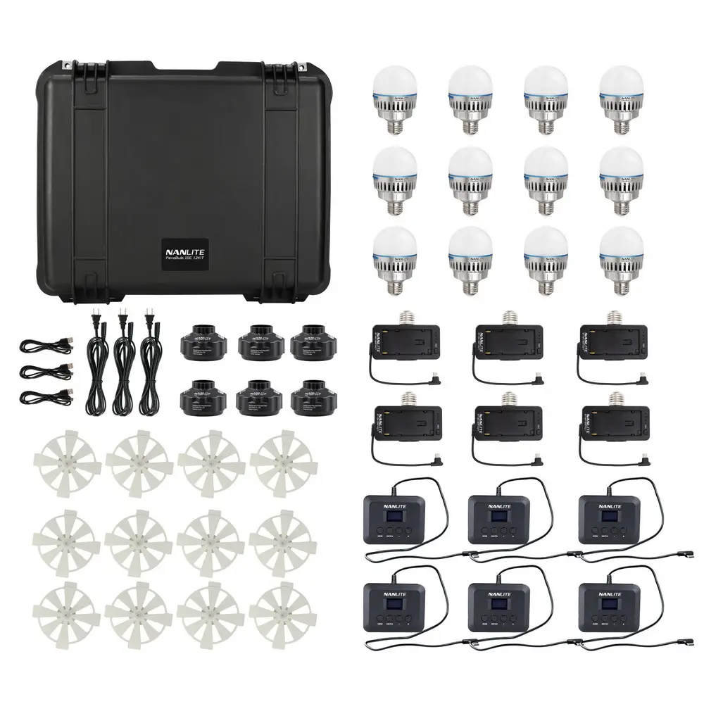 12KIT-1 کیت 12 تایی لامپ RGB نانلایت مدل PavoBulb 10C 12-Light KIT - Image 1