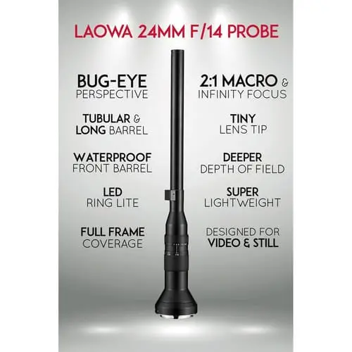 لنز پراب لائوا 24 میلیمتر مانت PL مدل Venus Optics Laowa 24mm f/14 Probe Lens - Image 5