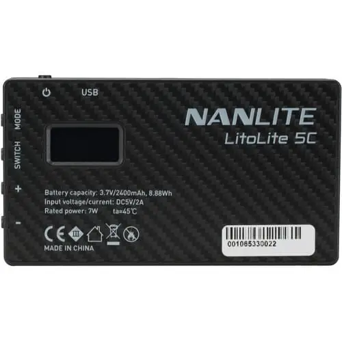 نور ثابت RGB پنلی نانلایت مدل Nanlite Litolite 5C - تصویر 4