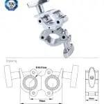 گیره آنترپوزی کوپو با قابلیت چرحش 360 درجه مدل KCP-832-L