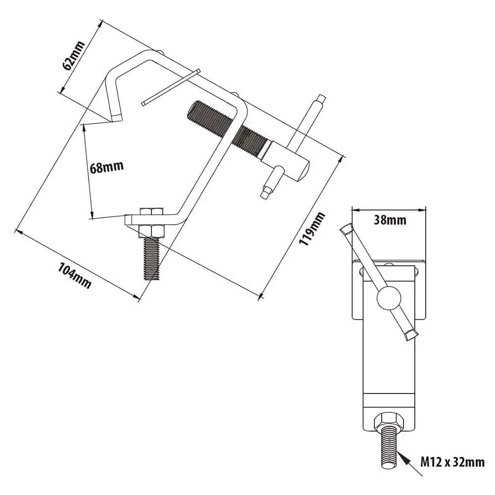 گیره آنترپوزی کوپو مدل KUPO C-12B - Image 2