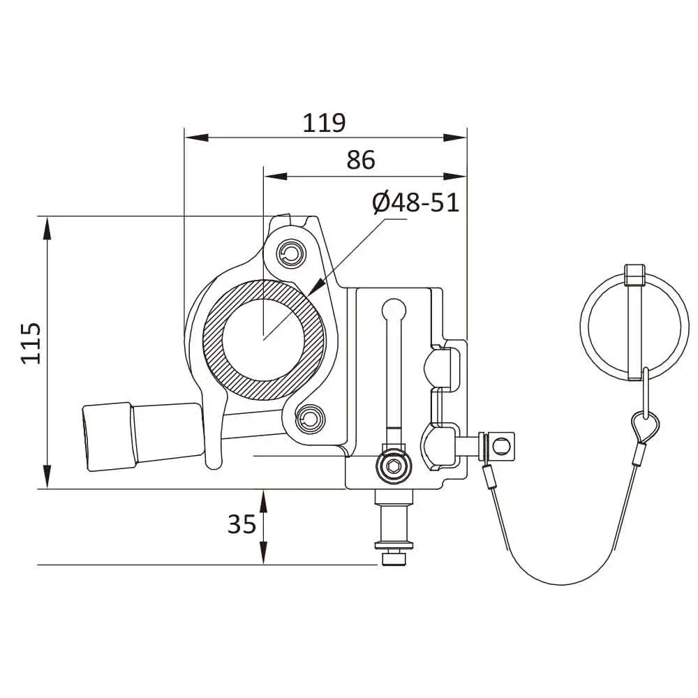 گیره آنترپوزی کوپو مدل Kupo KCP-844 - تصویر 3