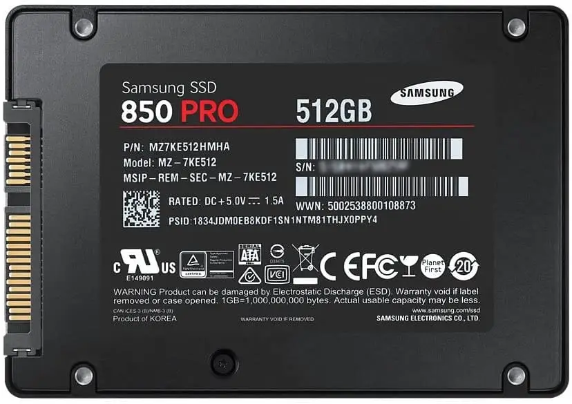 اس اس دی سامسونگ Samsung SSD 850 PRO - 512GB - 2.5-Inch - تصویر 2