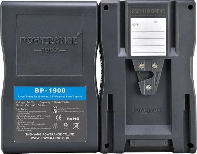 باتری VMount پاورنج 14.8 POWERANGE BP-1900 با گارانتی اصلی - تصویر 2