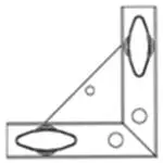 Kupo FC15A Corner for Butterfly Frame