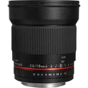 لنز سامیانگ Samyang 16mm f/2.0 ED AS UMC CS Lens