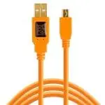 کابل Tether Tools Pro 15' USB 2.0 A Male to Mini-B 5