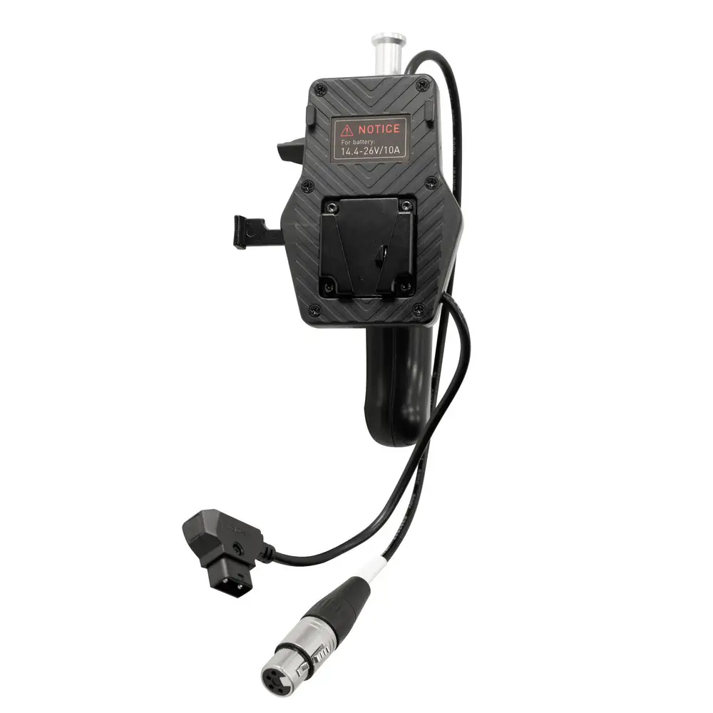 دسته باتری V-Mount نانلایت مدل BT-BG-XLR4II برای نورهای Forza 150B و FC-120B/C - تصویر 2