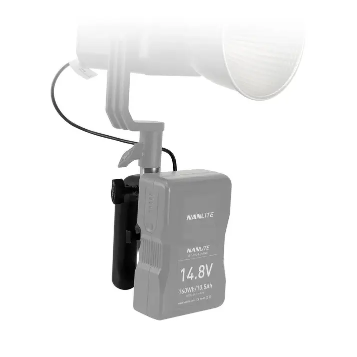 دسته باتری V-Mount نانلایت مدل BT-BG-XLR4II برای نورهای Forza 150B و FC-120B/C - تصویر 3