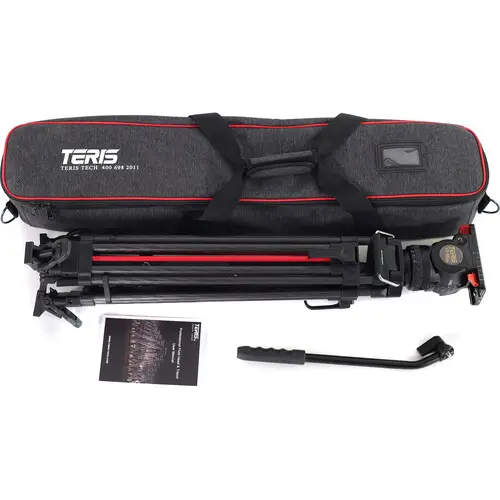 سه پایه فیلمبرداری حرفه ای تریس مدل Teris TSN6CF-Q - تصویر 5