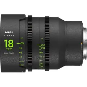 لنز سینمایی آتنا پرایم نیسی Nisi Athena Prime 18mm T2.2 (مانت E-RF-PL-G-L )