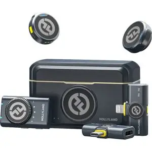 میکروفون بیسیم یقه ای دو کاربره هالی لند لارک ام 2 کومبو Hollyland Lark M2 Combo