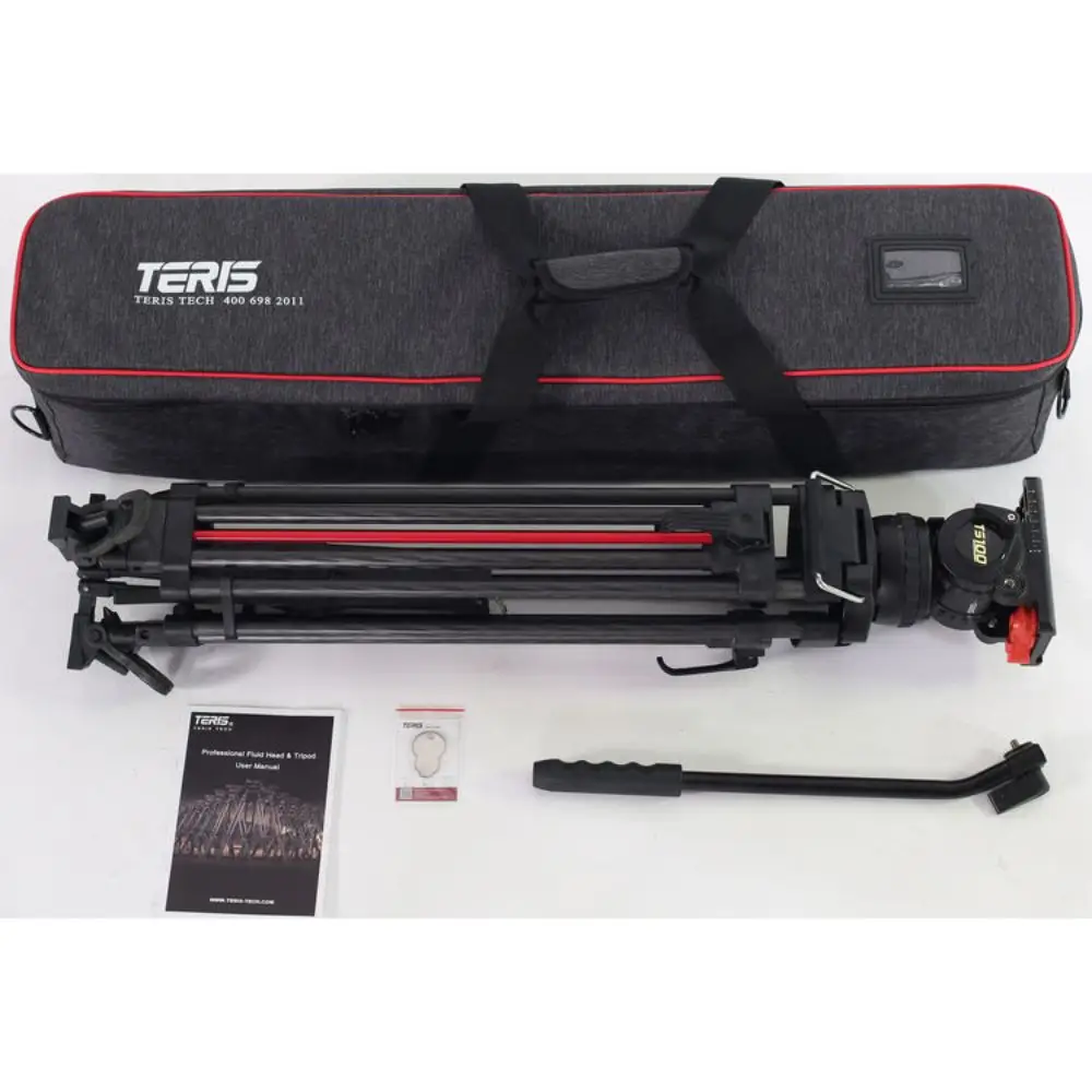 سه پایه فیلمبرداری حرفه ای تریس مدل Teris TS100CF-Q - Image 7