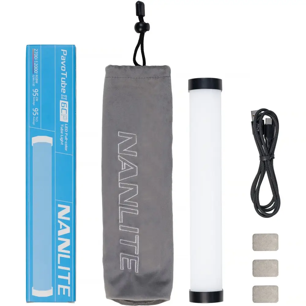 نور باتومی نانلایت پاووتیوب Nanlite PavoTube II 6CP با گارانتی اصلی - تصویر 4